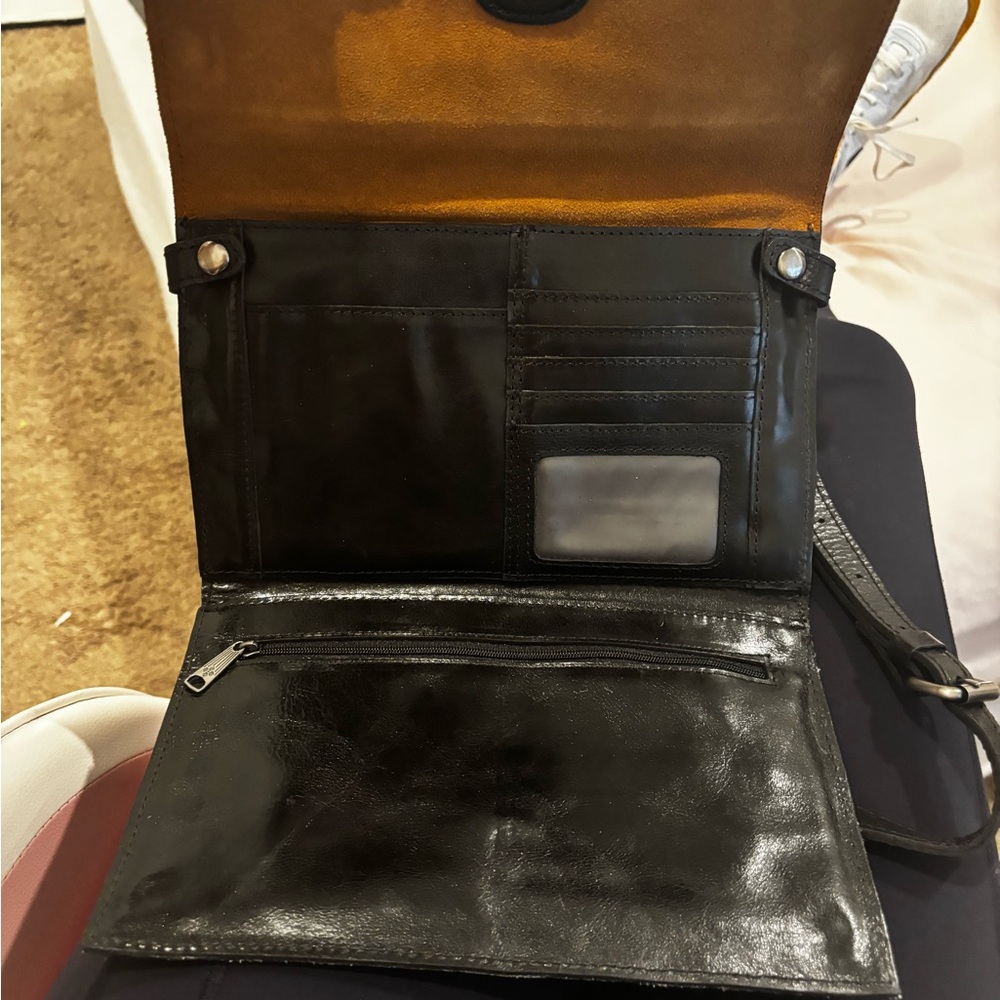 Patricia Nash Tauriana Python-Embossed Leather Cr… - image 8